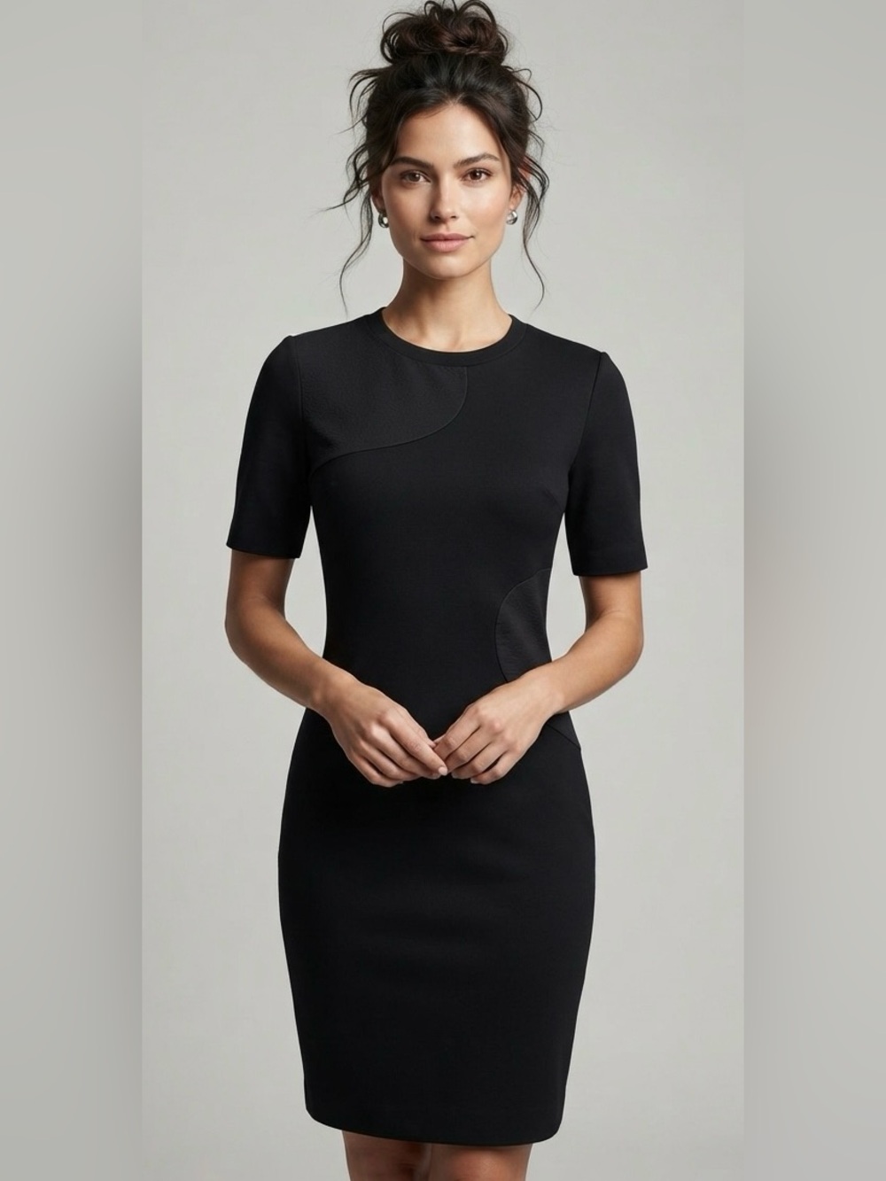 & Other Stories Black Dress Size 34